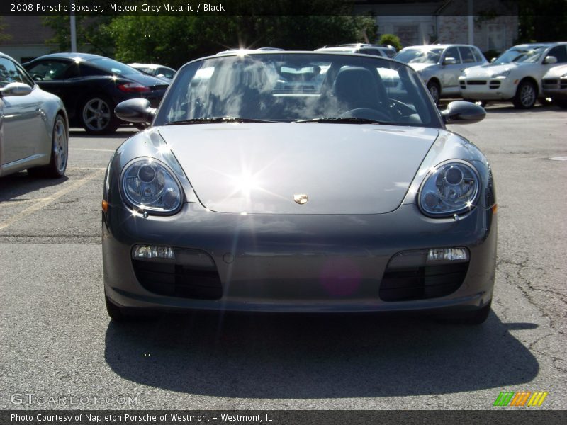 Meteor Grey Metallic / Black 2008 Porsche Boxster
