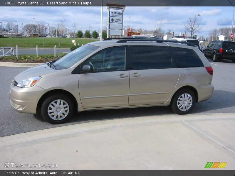 Desert Sand Mica / Taupe 2005 Toyota Sienna LE