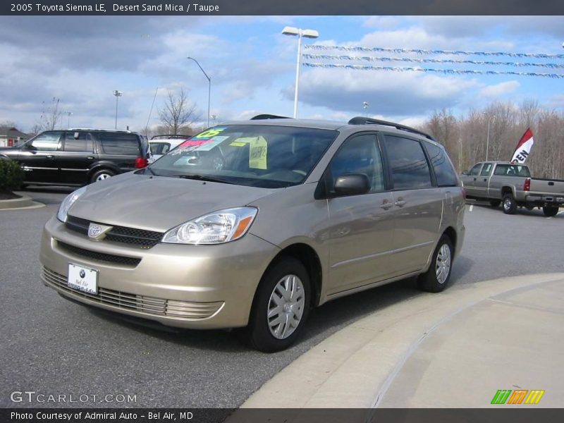 Desert Sand Mica / Taupe 2005 Toyota Sienna LE