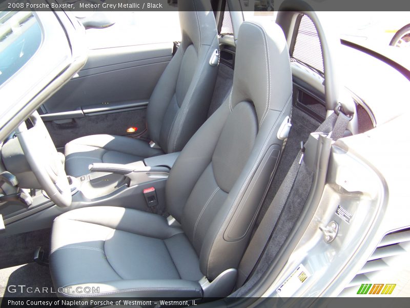 Meteor Grey Metallic / Black 2008 Porsche Boxster