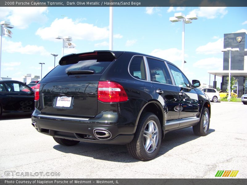 Dark Olive Metallic / Havanna/Sand Beige 2008 Porsche Cayenne Tiptronic