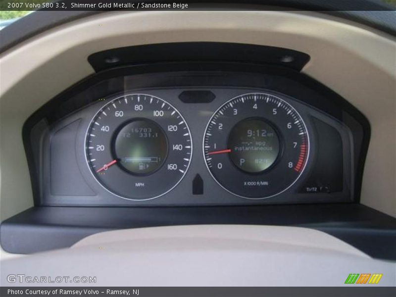 Shimmer Gold Metallic / Sandstone Beige 2007 Volvo S80 3.2