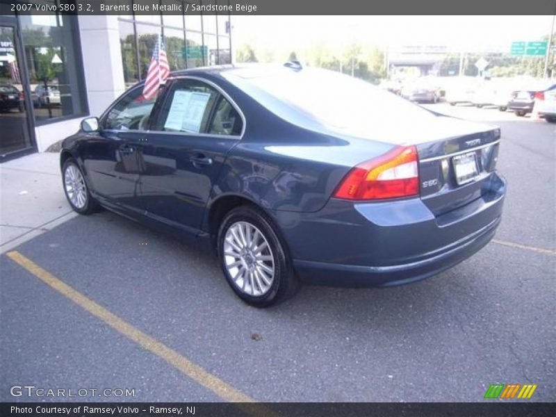 Barents Blue Metallic / Sandstone Beige 2007 Volvo S80 3.2