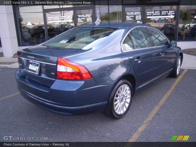 Barents Blue Metallic / Sandstone Beige 2007 Volvo S80 3.2
