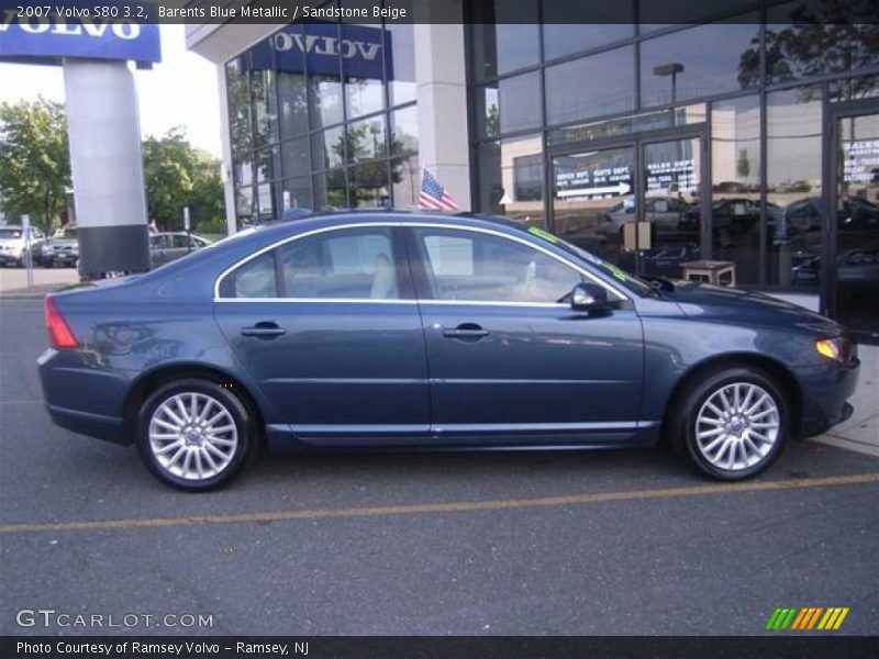Barents Blue Metallic / Sandstone Beige 2007 Volvo S80 3.2