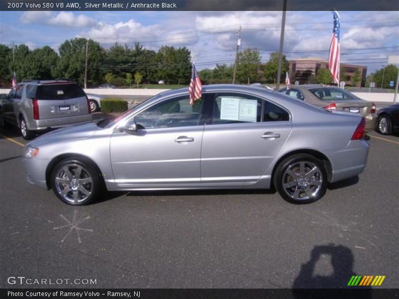 Silver Metallic / Anthracite Black 2007 Volvo S80 V8 AWD