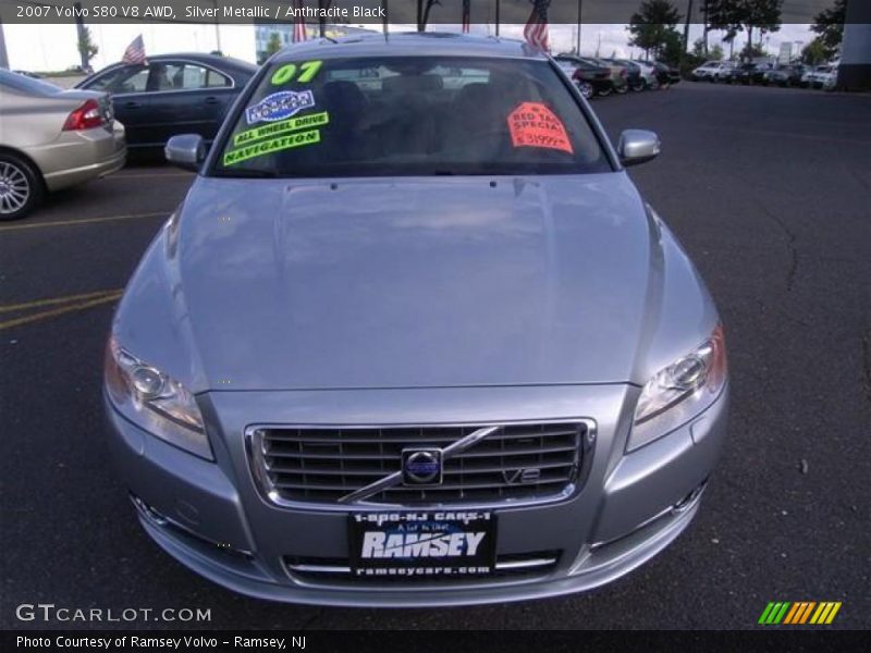 Silver Metallic / Anthracite Black 2007 Volvo S80 V8 AWD