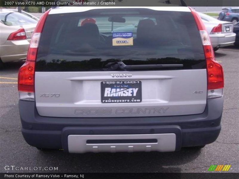 Silver Metallic / Graphite 2007 Volvo XC70 AWD Cross Country