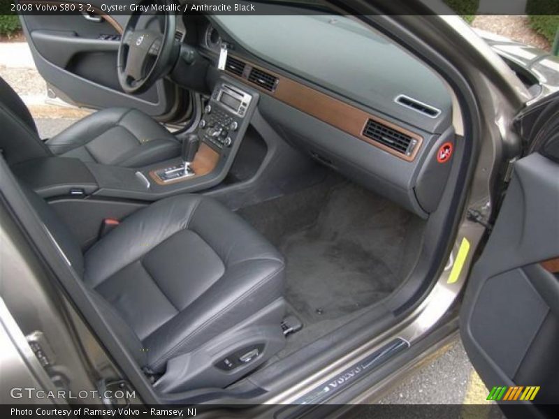 Oyster Gray Metallic / Anthracite Black 2008 Volvo S80 3.2