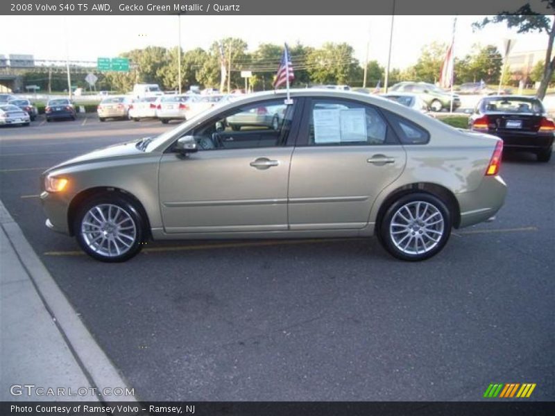 Gecko Green Metallic / Quartz 2008 Volvo S40 T5 AWD