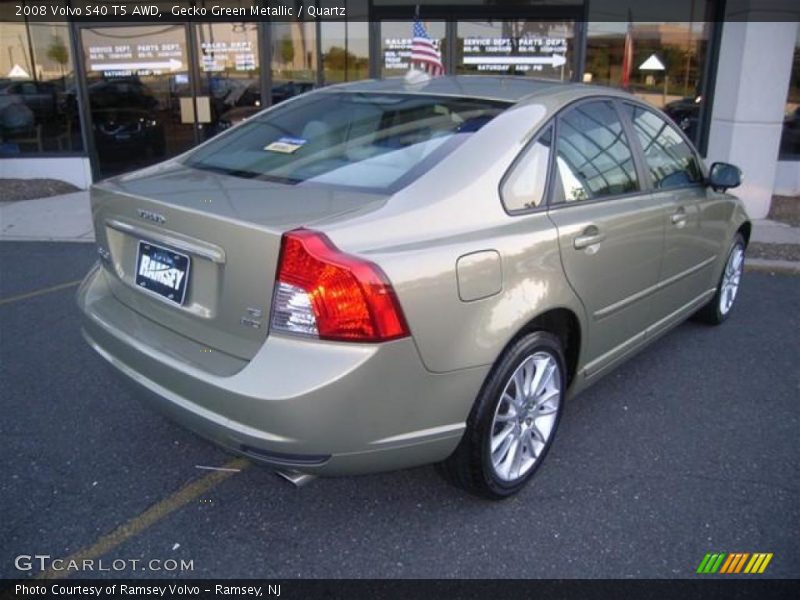 Gecko Green Metallic / Quartz 2008 Volvo S40 T5 AWD