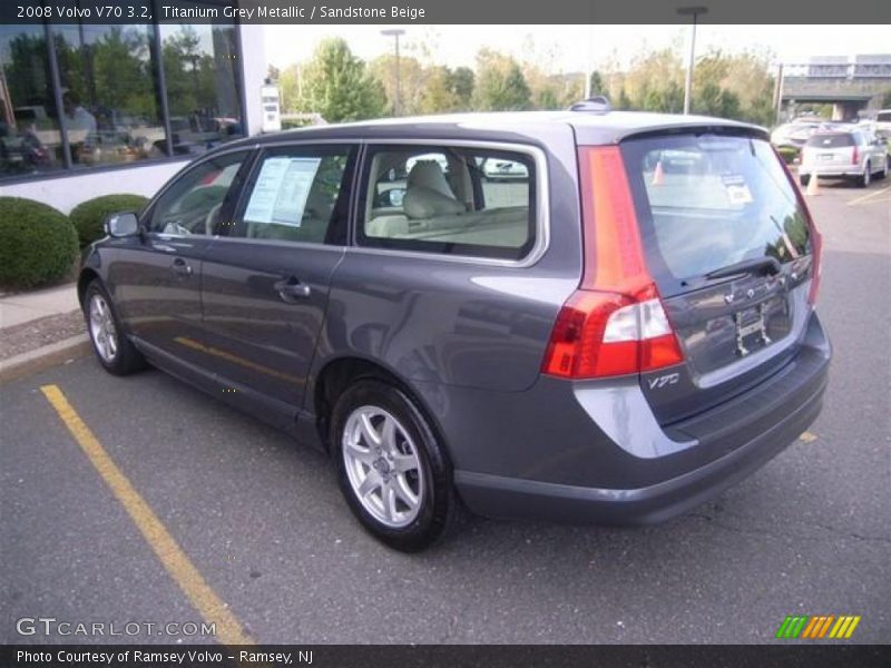 Titanium Grey Metallic / Sandstone Beige 2008 Volvo V70 3.2