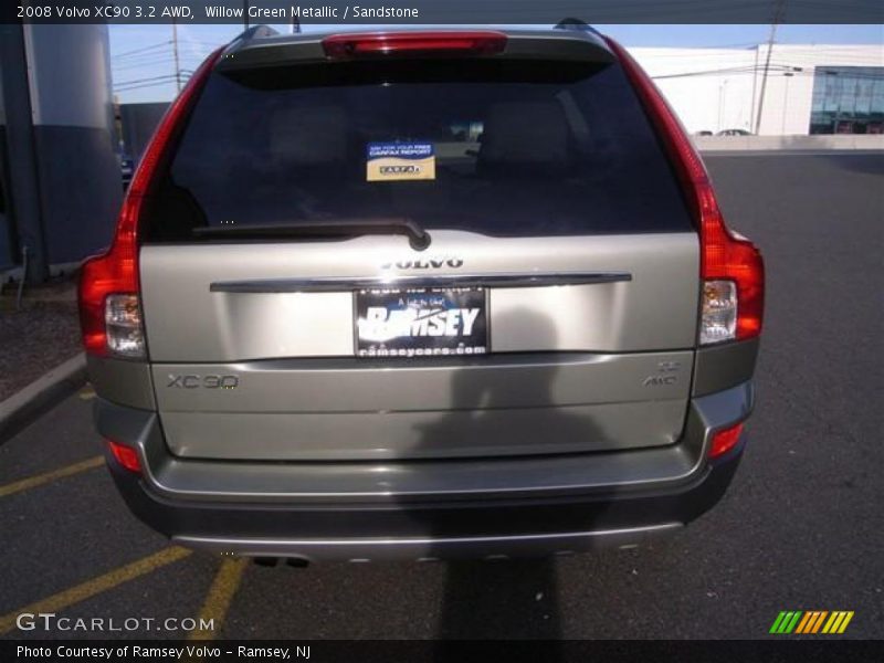 Willow Green Metallic / Sandstone 2008 Volvo XC90 3.2 AWD