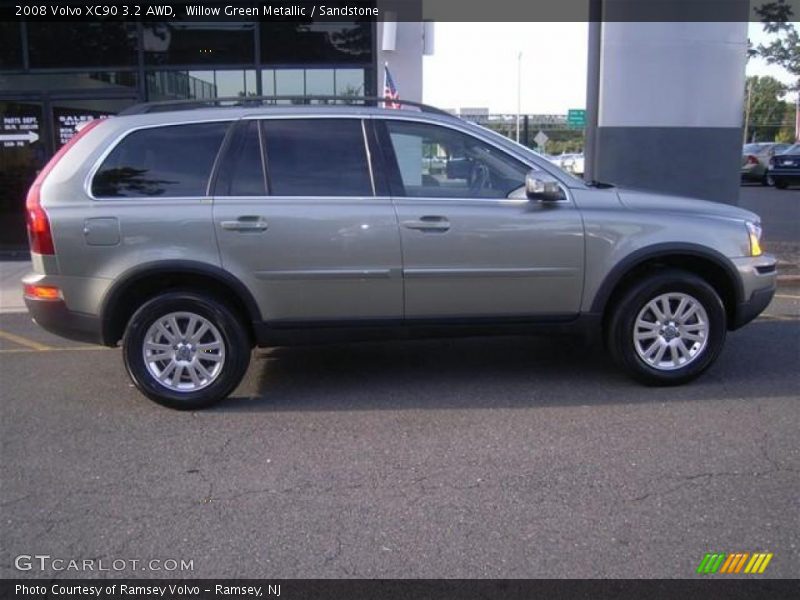 Willow Green Metallic / Sandstone 2008 Volvo XC90 3.2 AWD
