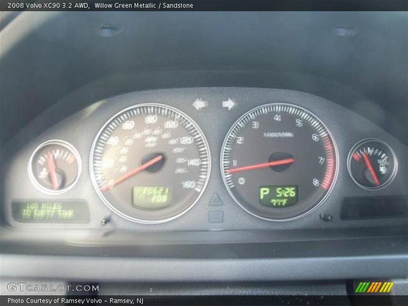 Willow Green Metallic / Sandstone 2008 Volvo XC90 3.2 AWD