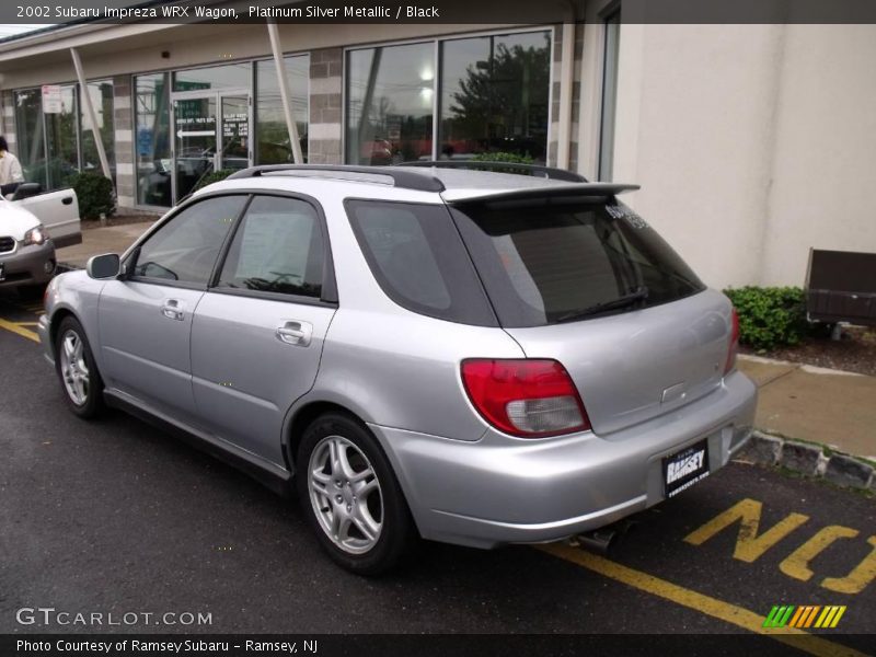 Platinum Silver Metallic / Black 2002 Subaru Impreza WRX Wagon