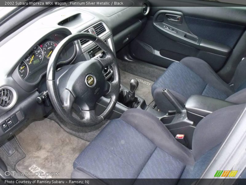 Platinum Silver Metallic / Black 2002 Subaru Impreza WRX Wagon