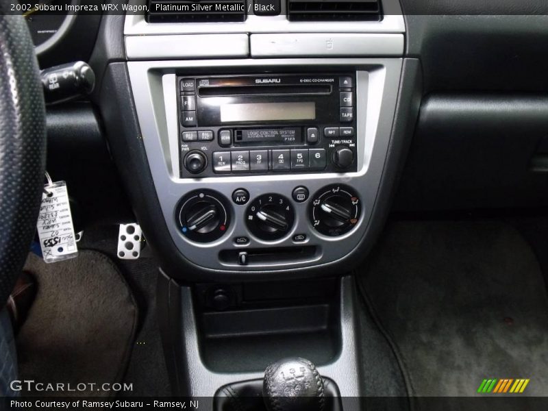 Platinum Silver Metallic / Black 2002 Subaru Impreza WRX Wagon