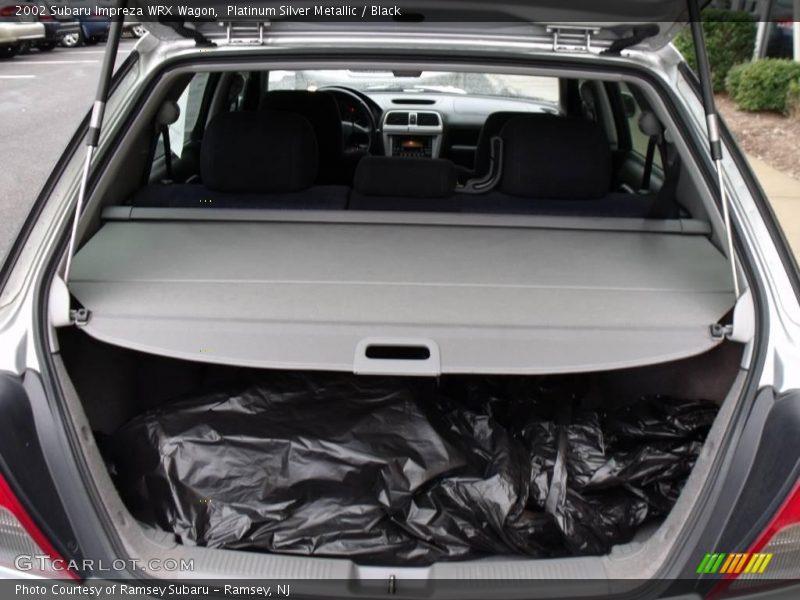 Platinum Silver Metallic / Black 2002 Subaru Impreza WRX Wagon
