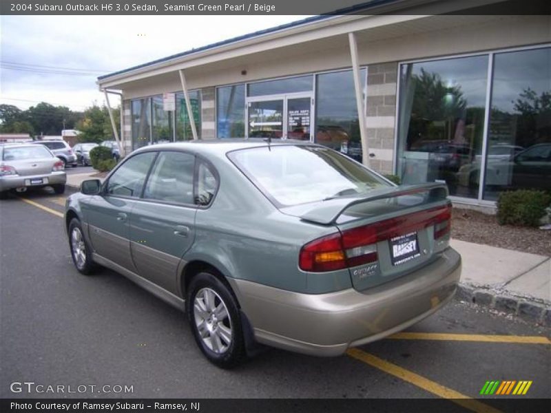 Seamist Green Pearl / Beige 2004 Subaru Outback H6 3.0 Sedan