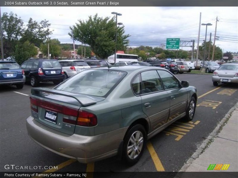 Seamist Green Pearl / Beige 2004 Subaru Outback H6 3.0 Sedan