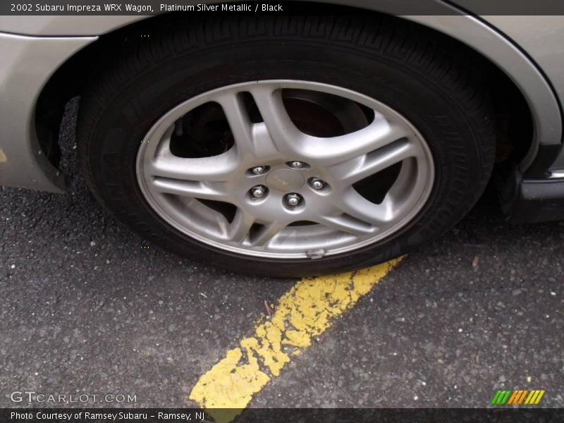 Platinum Silver Metallic / Black 2002 Subaru Impreza WRX Wagon