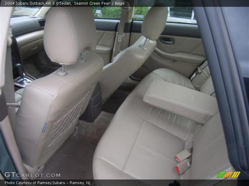 Seamist Green Pearl / Beige 2004 Subaru Outback H6 3.0 Sedan