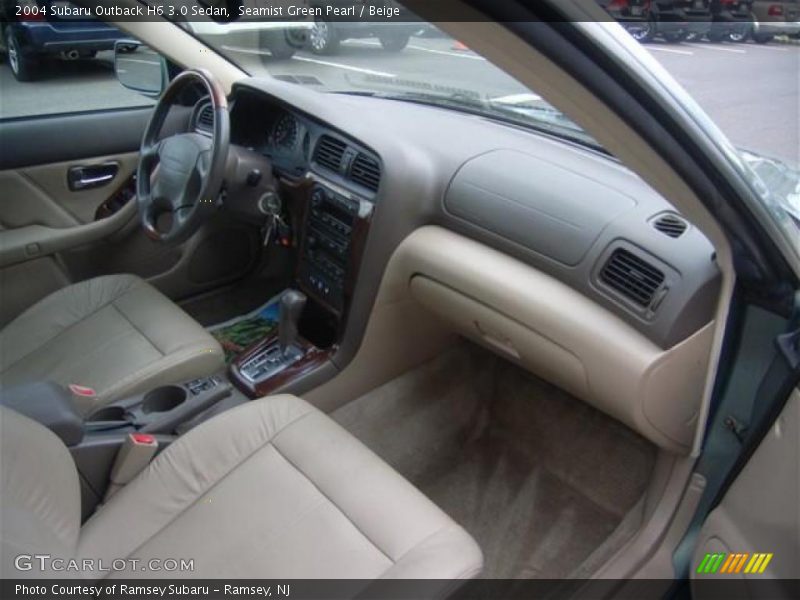 Seamist Green Pearl / Beige 2004 Subaru Outback H6 3.0 Sedan