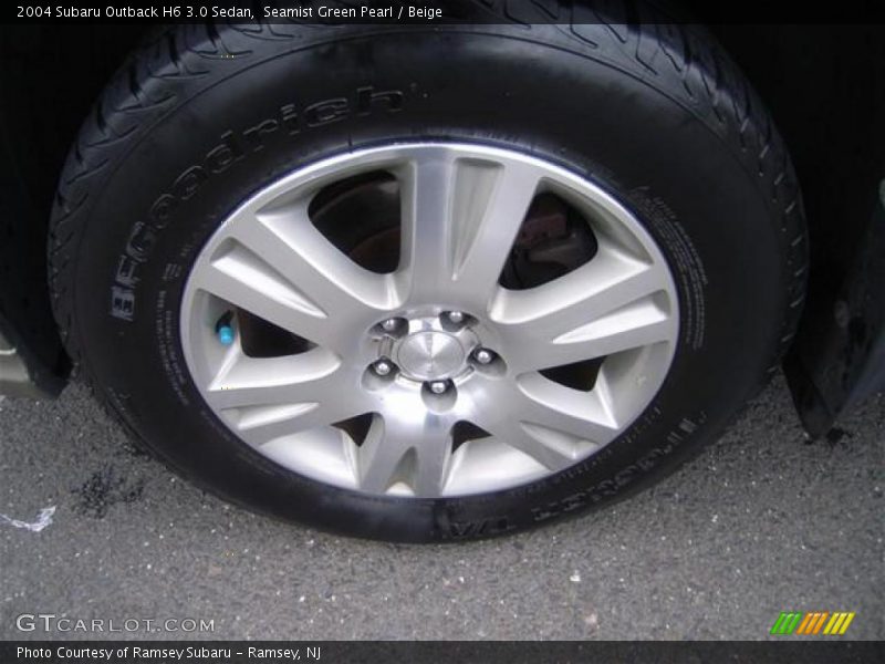 Seamist Green Pearl / Beige 2004 Subaru Outback H6 3.0 Sedan
