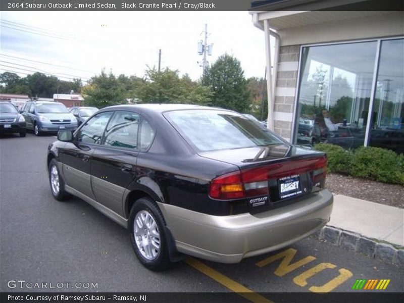 Black Granite Pearl / Gray/Black 2004 Subaru Outback Limited Sedan