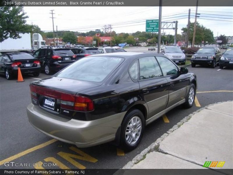Black Granite Pearl / Gray/Black 2004 Subaru Outback Limited Sedan