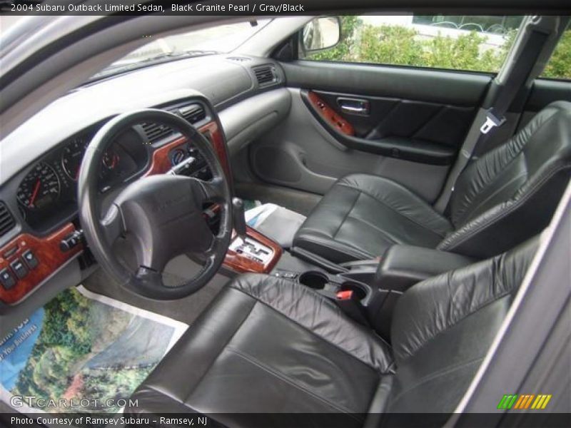 Black Granite Pearl / Gray/Black 2004 Subaru Outback Limited Sedan