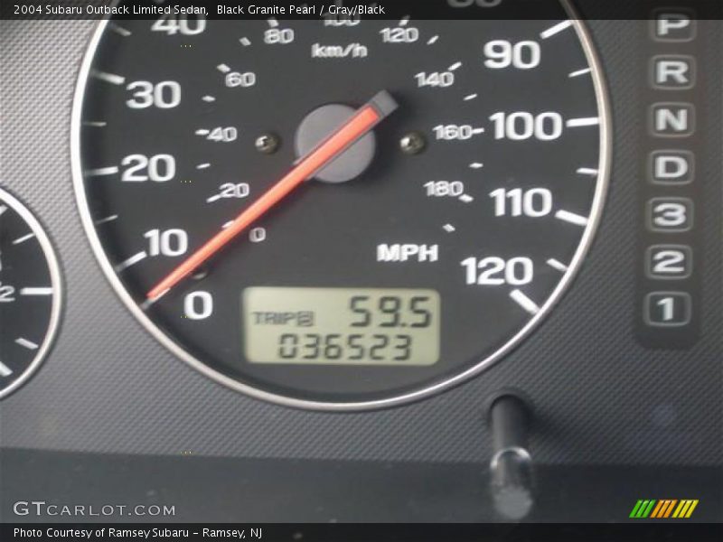 Black Granite Pearl / Gray/Black 2004 Subaru Outback Limited Sedan