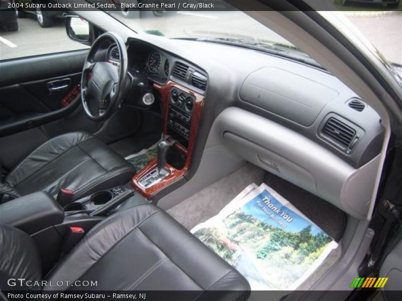 Black Granite Pearl / Gray/Black 2004 Subaru Outback Limited Sedan