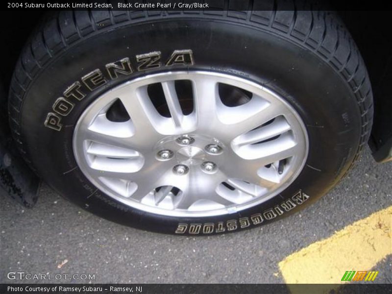 Black Granite Pearl / Gray/Black 2004 Subaru Outback Limited Sedan