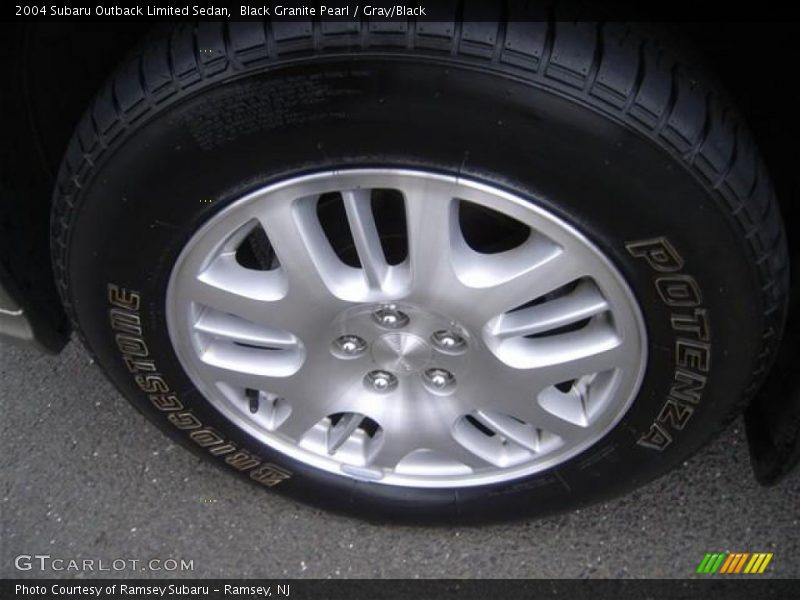 Black Granite Pearl / Gray/Black 2004 Subaru Outback Limited Sedan