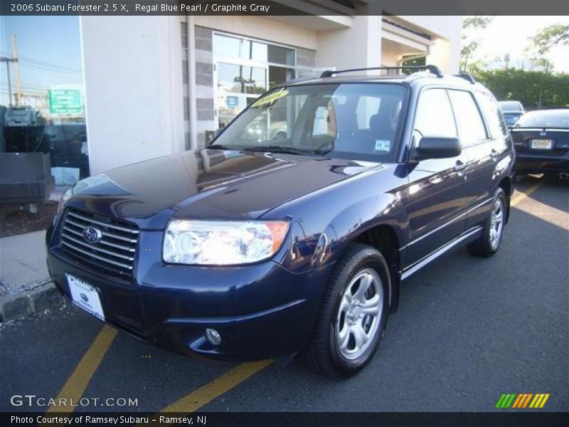 Regal Blue Pearl / Graphite Gray 2006 Subaru Forester 2.5 X