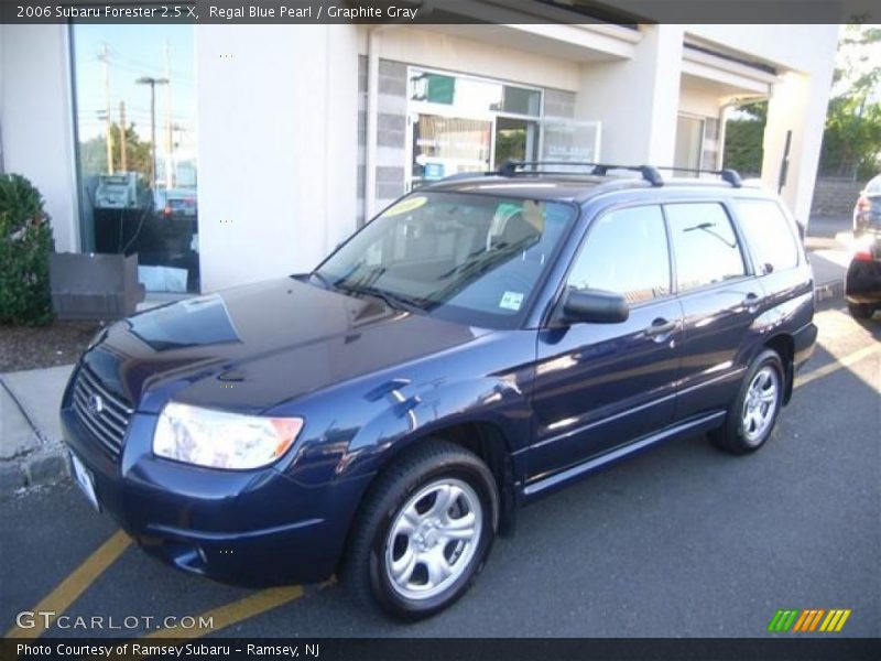 Regal Blue Pearl / Graphite Gray 2006 Subaru Forester 2.5 X