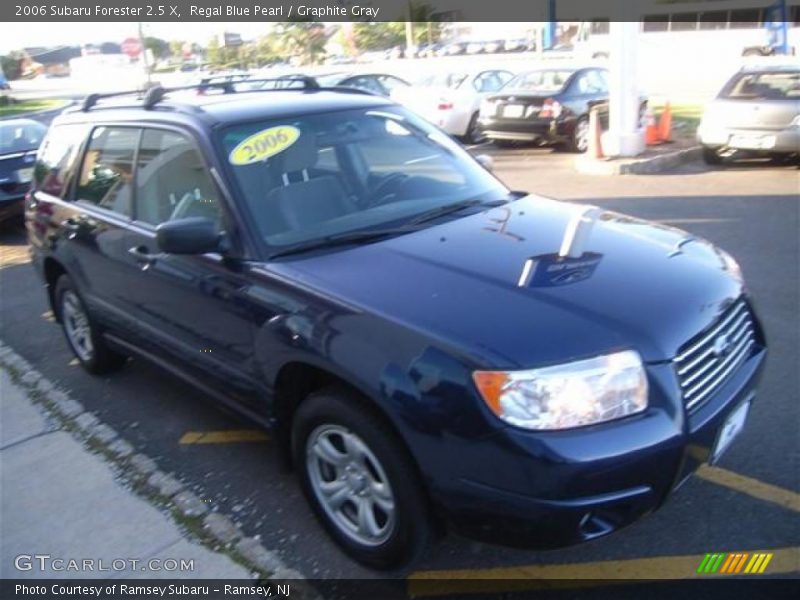 Regal Blue Pearl / Graphite Gray 2006 Subaru Forester 2.5 X