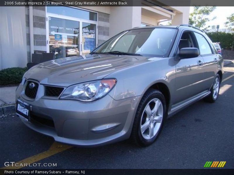 Steel Gray Metallic / Anthracite Black 2006 Subaru Impreza 2.5i Wagon