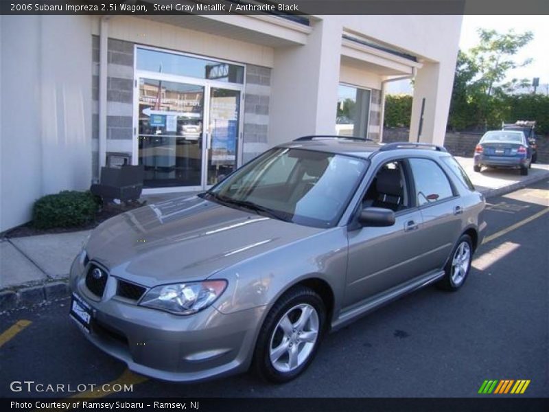 Steel Gray Metallic / Anthracite Black 2006 Subaru Impreza 2.5i Wagon