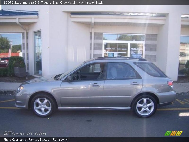 Steel Gray Metallic / Anthracite Black 2006 Subaru Impreza 2.5i Wagon