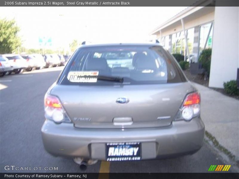 Steel Gray Metallic / Anthracite Black 2006 Subaru Impreza 2.5i Wagon
