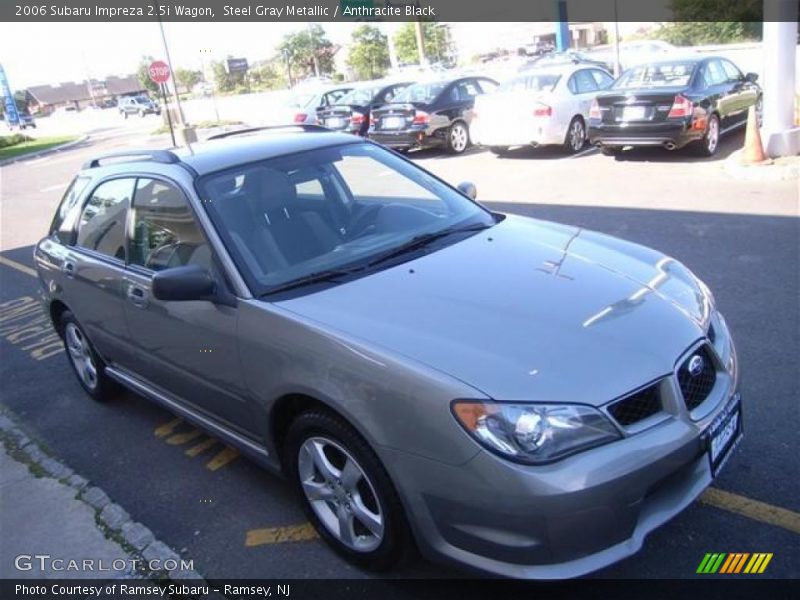 Steel Gray Metallic / Anthracite Black 2006 Subaru Impreza 2.5i Wagon