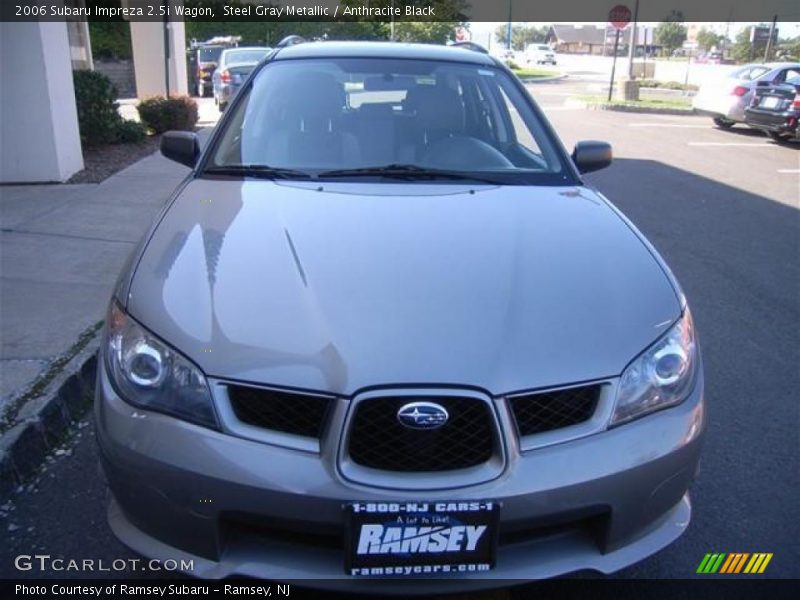 Steel Gray Metallic / Anthracite Black 2006 Subaru Impreza 2.5i Wagon