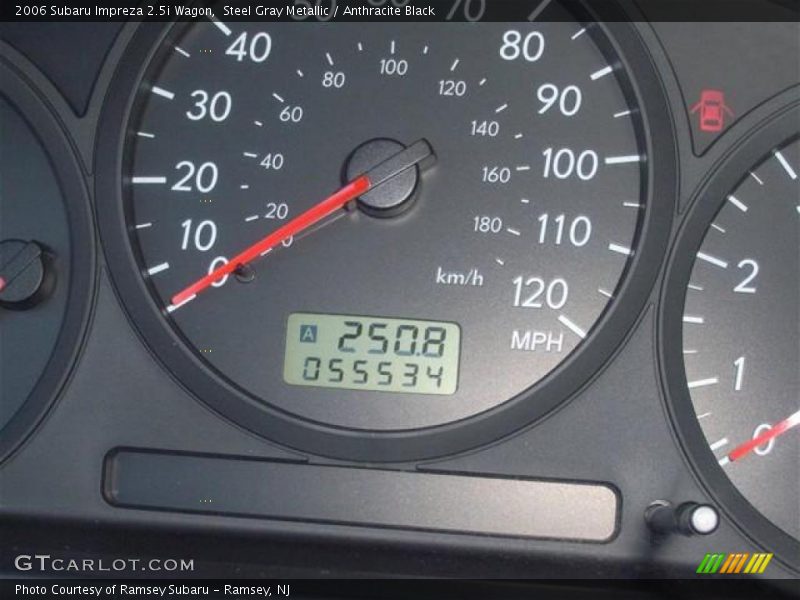 Steel Gray Metallic / Anthracite Black 2006 Subaru Impreza 2.5i Wagon
