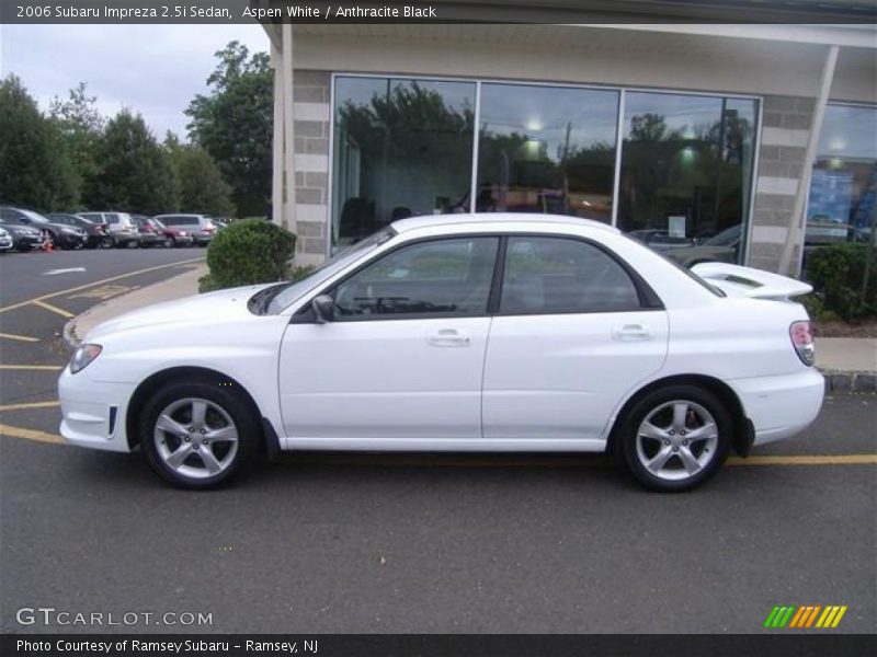 Aspen White / Anthracite Black 2006 Subaru Impreza 2.5i Sedan