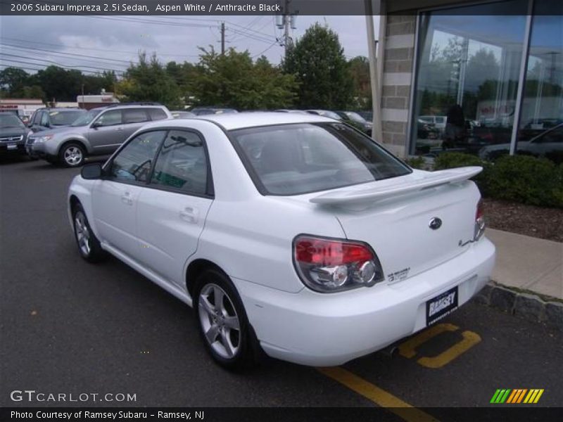 Aspen White / Anthracite Black 2006 Subaru Impreza 2.5i Sedan