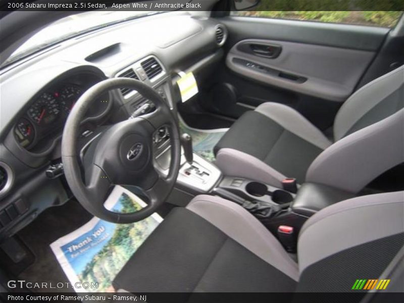 Aspen White / Anthracite Black 2006 Subaru Impreza 2.5i Sedan