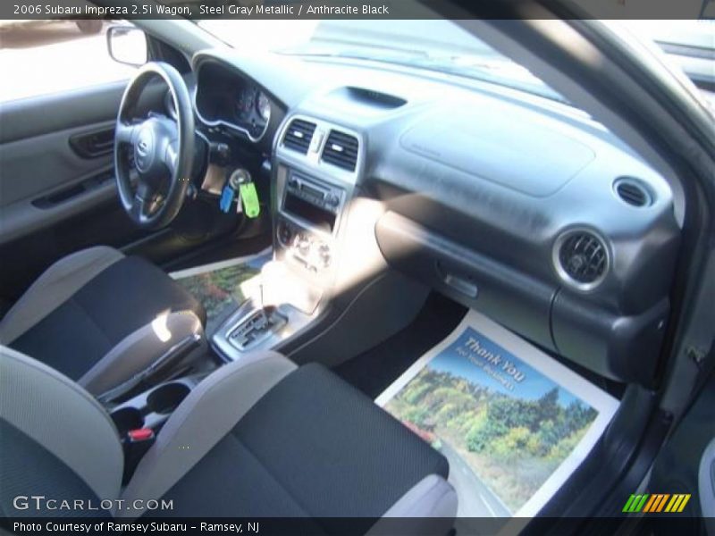 Steel Gray Metallic / Anthracite Black 2006 Subaru Impreza 2.5i Wagon